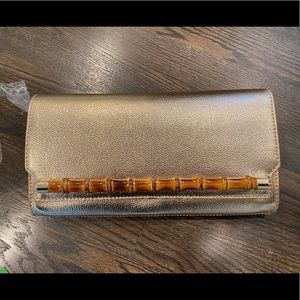 Lily Pulitzer Gold clutch - NEW